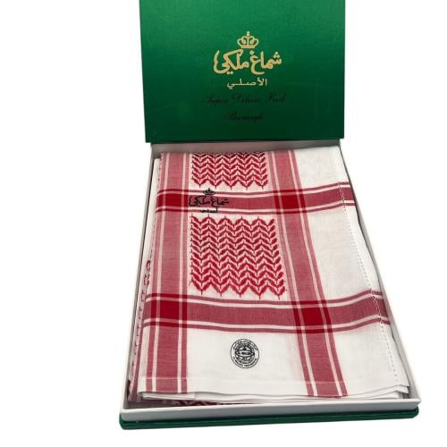 جديد شماغ ملكي الاصلي(الختم الاسود)