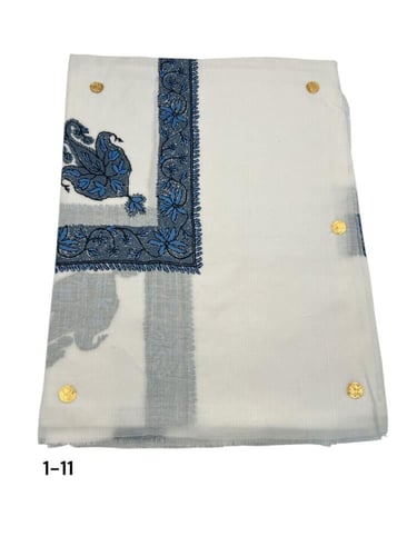 شال شتوي مطرز شكل 1