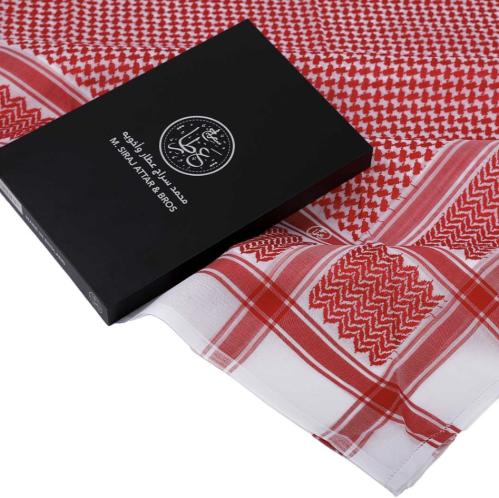 شماغ العطار إنجليزي أحمر 2