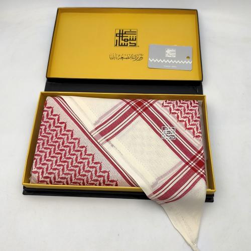 شماغ دسار كلاسيكي احمر بيج 549