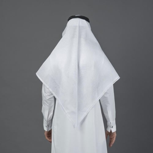 شماغ البسام بلس ابيض