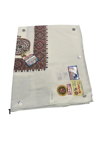 شال كشميري سكري نقش طبع