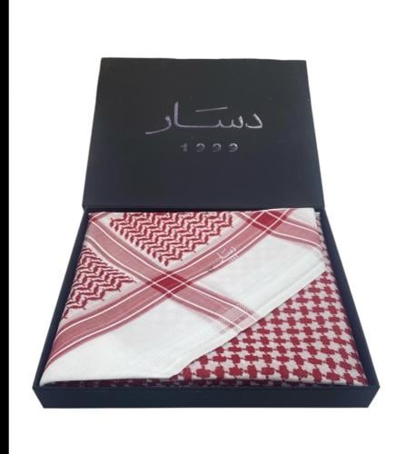 شماغ احمر وأبيض دسار كلاسيك 1999