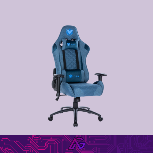 ASA كرسي قيمنق دايموند فابريك (قماش) - Blue