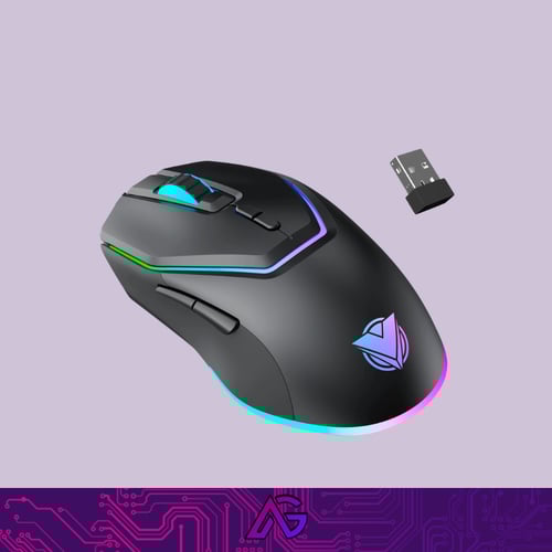 ماوس الألعاب اللاسلكي ASA M90 بإضاءة RGB وأزرار قا...