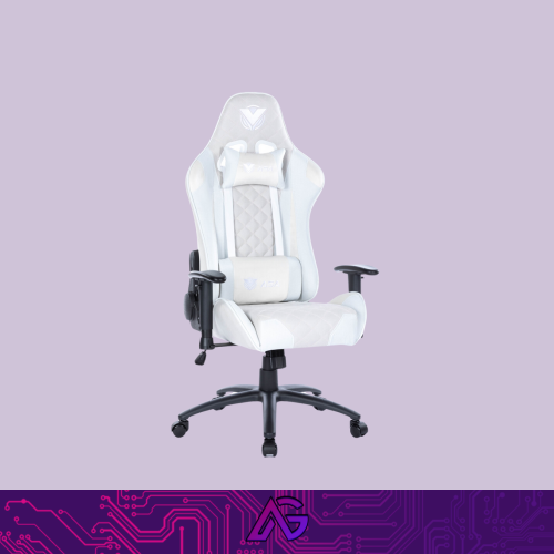 ASA كرسي قيمنق دايموند فابريك (قماش) - White