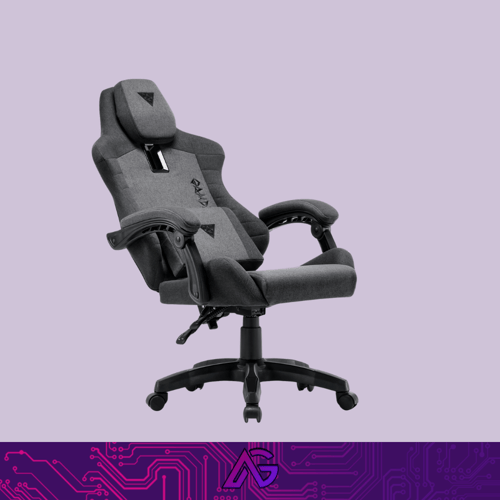 كرسي قيمنق باللون الرمادي