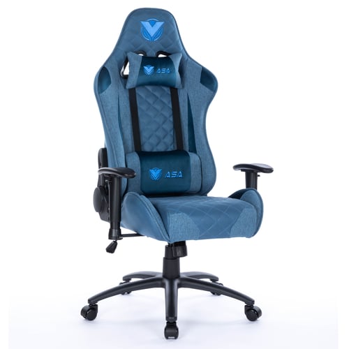 ASA كرسي قيمنق دايموند فابريك (قماش) - Blue