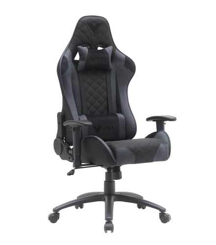 ASA كرسي قيمنق دايموند فابريك (قماش) - Black