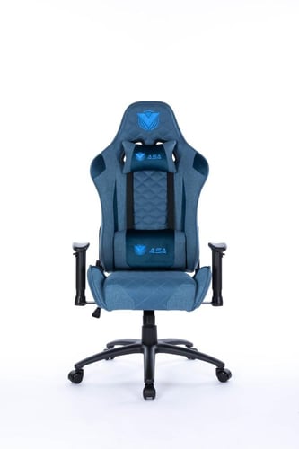 ASA كرسي قيمنق دايموند فابريك (قماش) - Blue