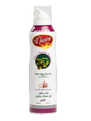 بخاخ زيت زيتون عضوي الثوم ( 200 مل )