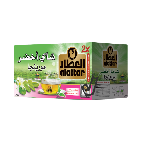 شاي اخضر مورينجا ( 20 ظرف )