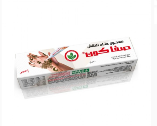 معجون حناء للنقش صفا كون احمر ( 30 جرام )