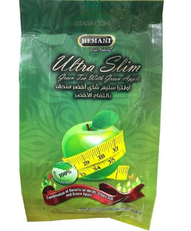 أولترا سليم شاي أخضر منحف بالتفاح الأخضر ( 10 أظرف...