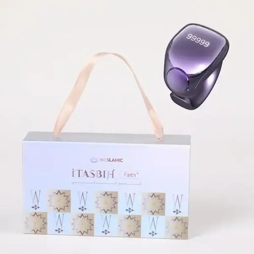 خاتم التسبيح الذكي iTasbih Faith+ – شاشة OLED – شح...