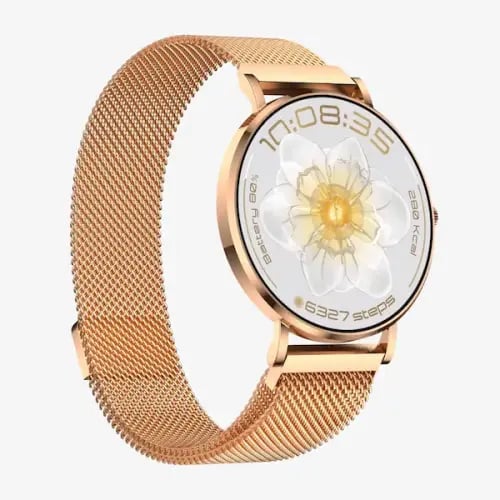 ساعة AuraFit Ella 3 الذكية للنساء – شاشة AMOLED –...