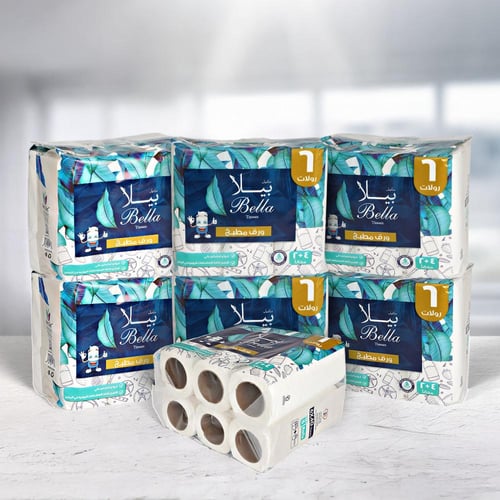 مناديل رول للمطبخ من بيلا – 8 شدات عالية الامتصاص