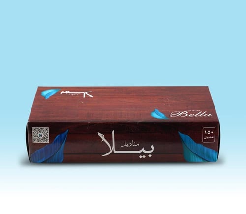 مناديل بيلا ديلوكس 3 طبقات – نعومة وفخامة عالية