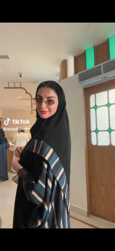 عباية قماش شيفون قصة بشت من الكم دانتيل