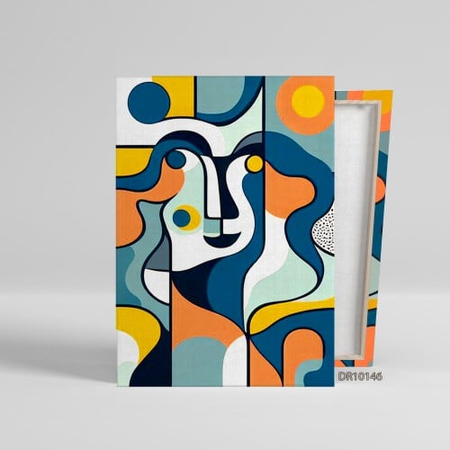 لوحة كانفس جدارية مطبوعة رسم تجريدي 146