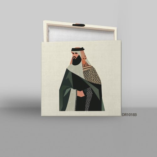 لوحة كانفس جدارية مطبوعة تراث 183