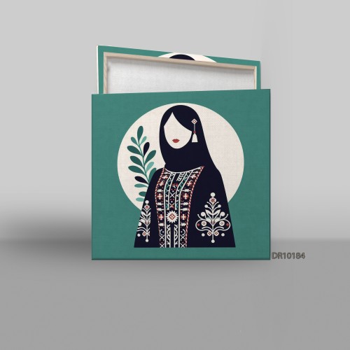 لوحة كانفس جدارية مطبوعة تراث 184