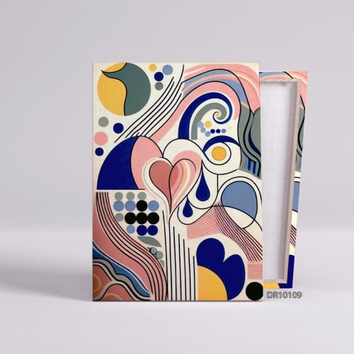 لوحة كانفس جدارية مطبوعة رسم تجريدي 109