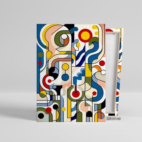 لوحة كانفس جدارية مطبوعة رسم تجريدي 149