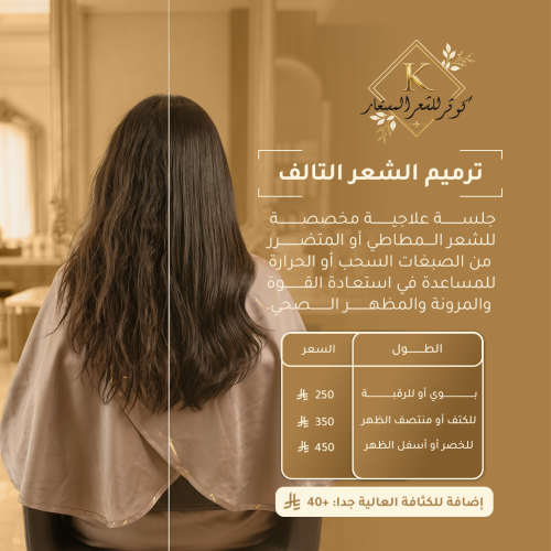 ترميم الشعر التالف