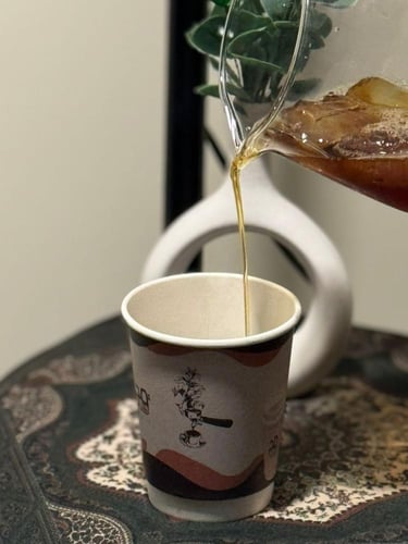 أكواب قدح الورقية - 7 أكواب