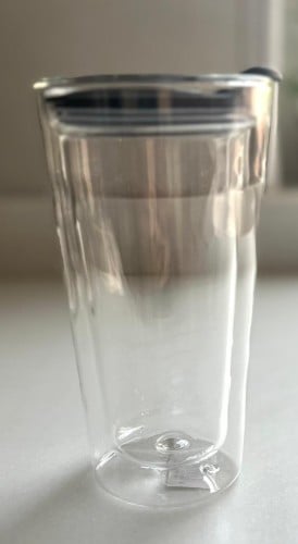 كوب شفاف دبل 350 مل