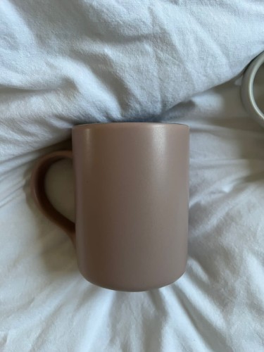 كوب كلاسيك باللون الوردي المطفي