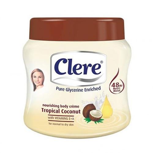 Clere Coconut Moisturizing Body Cream - 500 ml