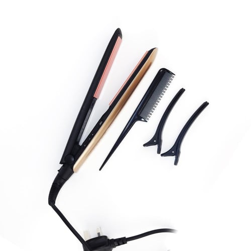 مكواة فرد الشعر الذكية كيراتين وثيرابي وزيت الأرغا...