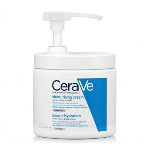 CeraVe Face & Body Moisturizer for Dry to Very Dry Skin, Pump Tube, 454g