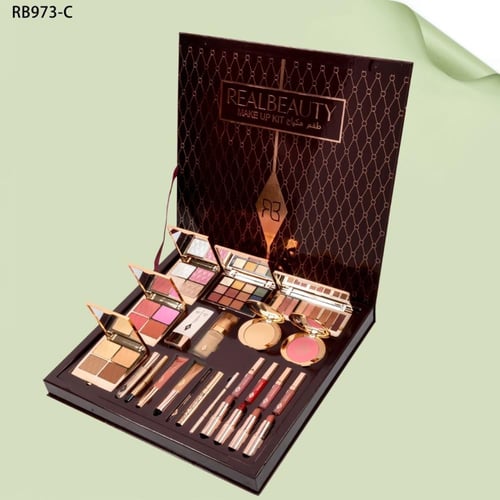 طقم الميك اب المتكامل 24قطعة RB973-C بوكس مكياج مت...