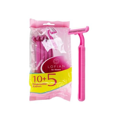 شفرات نسائية لإزالة شعر الجسم من لوفيان 10+5 حبات