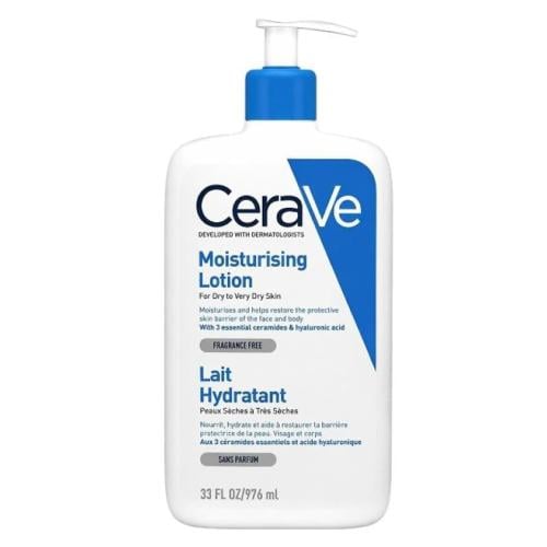 CeraVe Fragrance-Free Moisturizing Lotion for Dry Skin – 976 ml