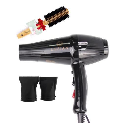 مجفف شعر هوائي إستشوار الشعر + فرشاة شعر خشبية مقا...