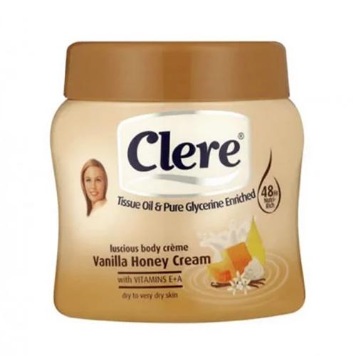 Clere Honey and Vanilla Moisturizing Cream - 500 m...