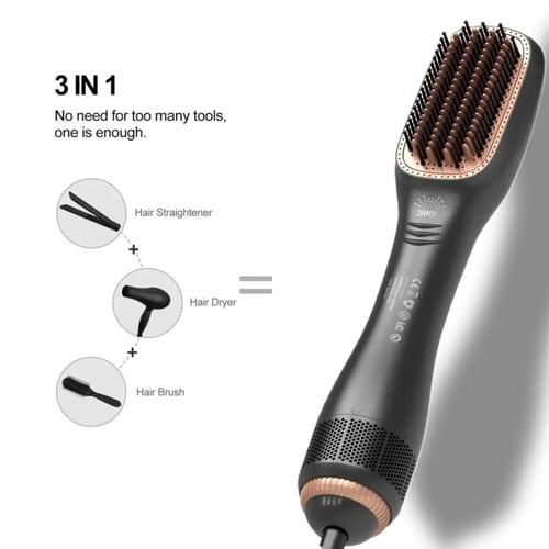 استشوار فرشاة تصفيف الشعر الاحترافية مجفف ومصفف ال...