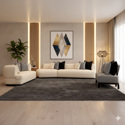 تفصيل كنب تصميم مودرن كلاسيك 7أشخاص