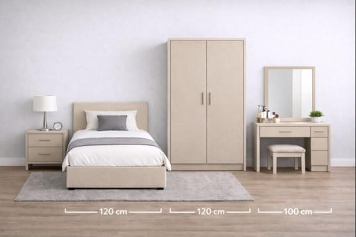 غرفة نوم نفر واحد مكتملة