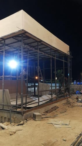 مشروع كشك درايف ثرو قابل للنقل