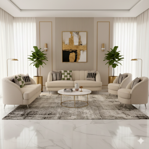 تفصيل كنب انيق وعصري لـ 7أشخاص