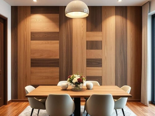 خدمة تلبيس الجداران بالشيبورد والخشب المضلّع