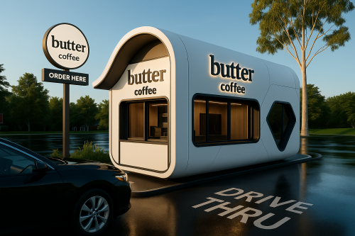 تصميم وتنفيذ كشك درايف ثرو كوفي او اي نشاط