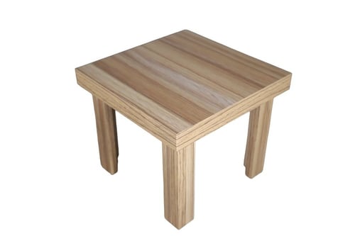 طقم طاولة خشبية أرضية مستطيلة مع 4 طاولات خدمة من...