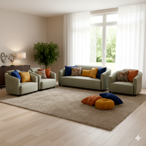 تفصيل كنب بطابع عصري لـ 7أشخاص