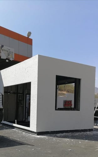 مشروع كشك درايف ثرو قابل للنقل